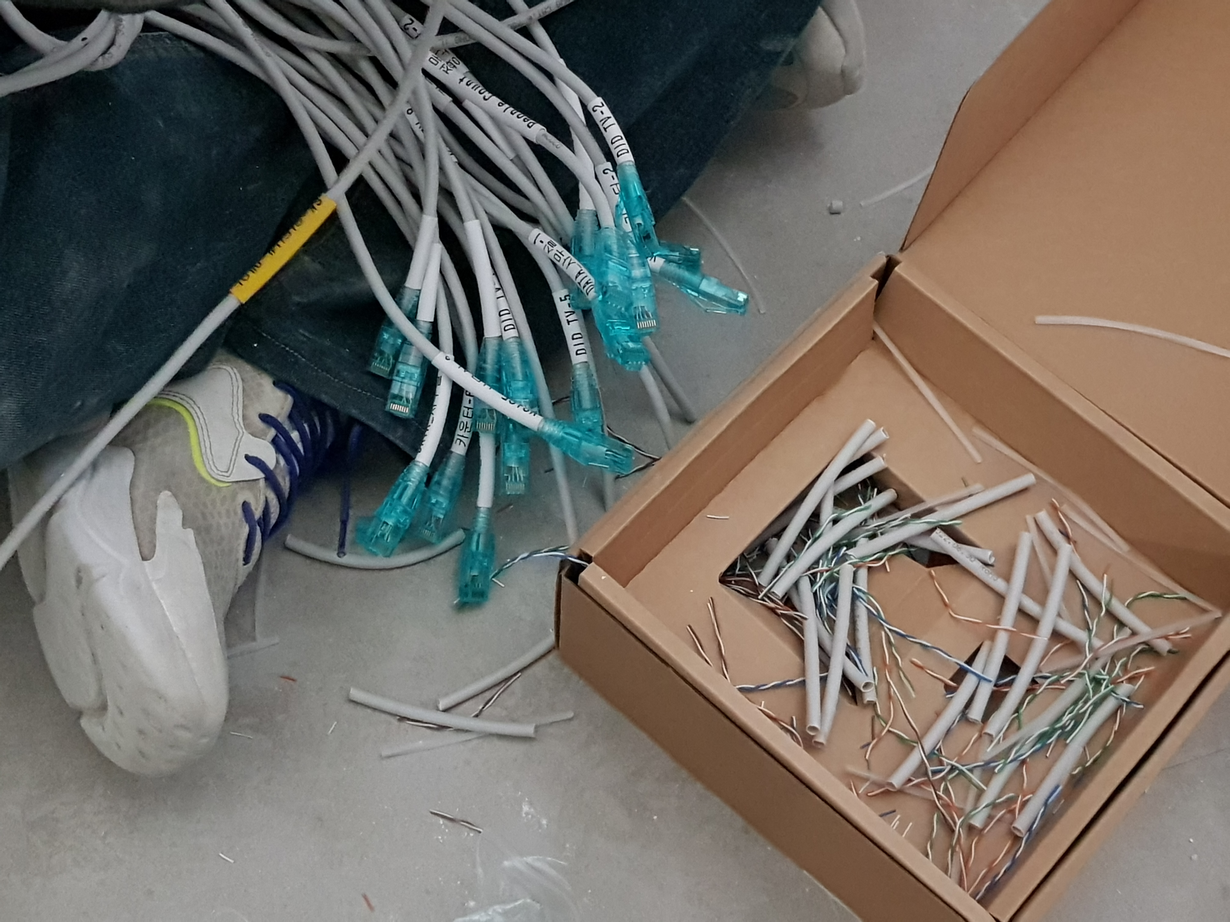 랜공사, 랜선공사, 랜선포설, 케이블포설