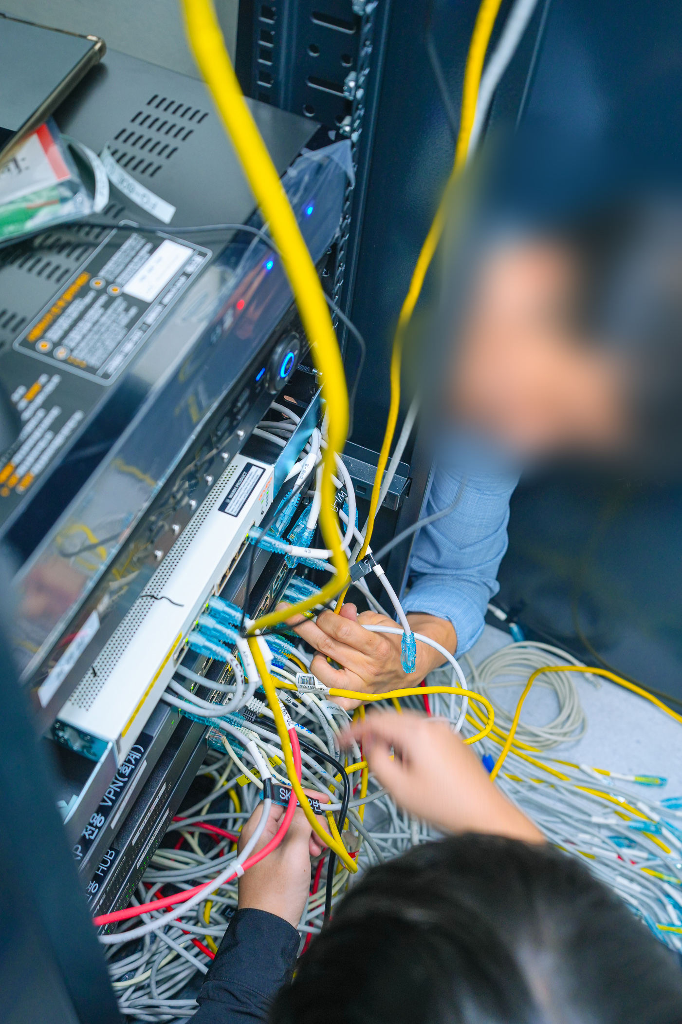 케이블 정리,서버실 관리,서버랙 관리,서버 유지보수
