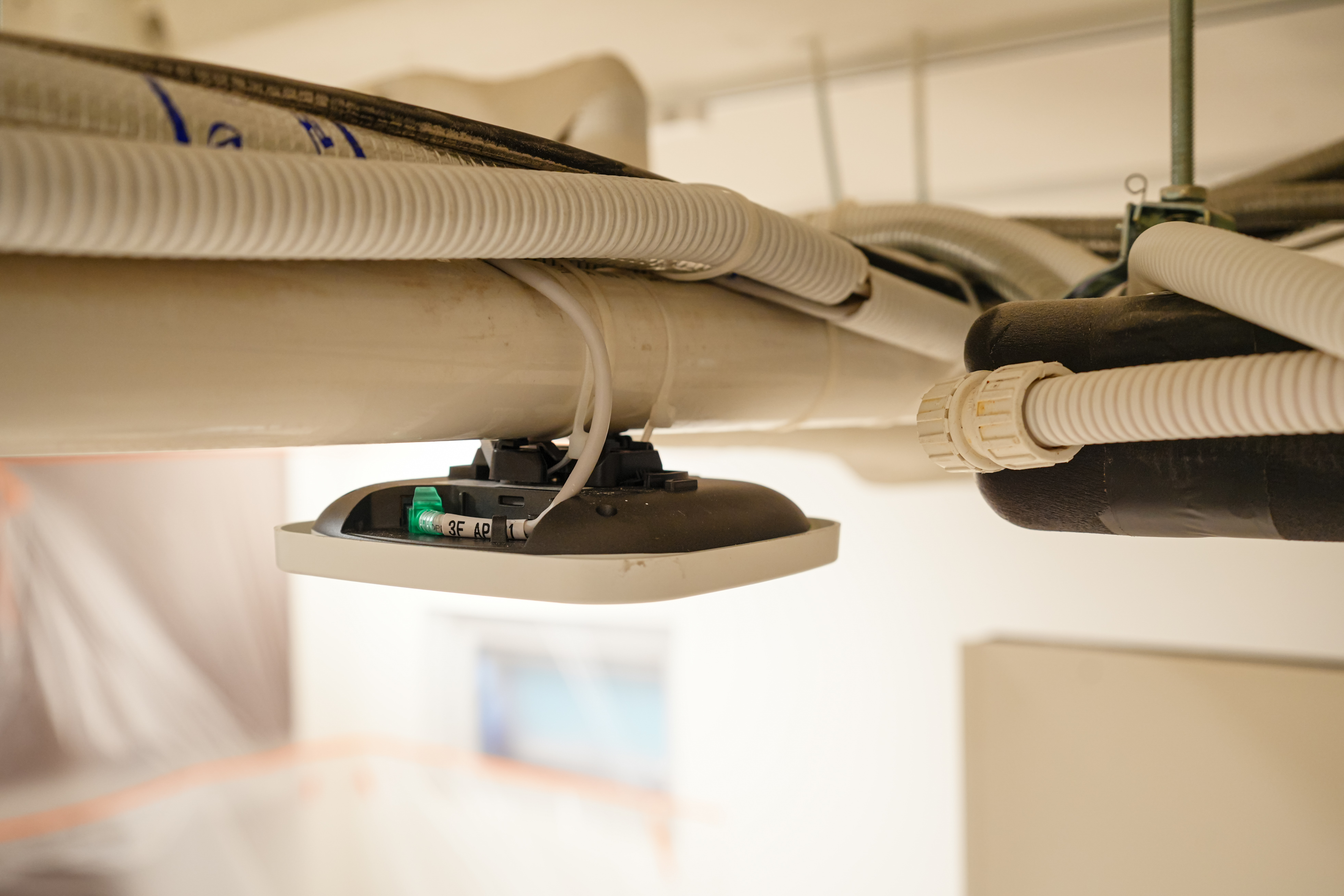 천장형공유기,천장형AP,천장설치