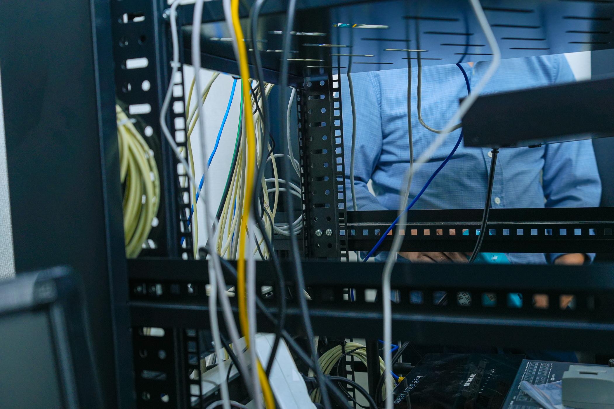 기업 서버실 정리,기업 서버랙 정리