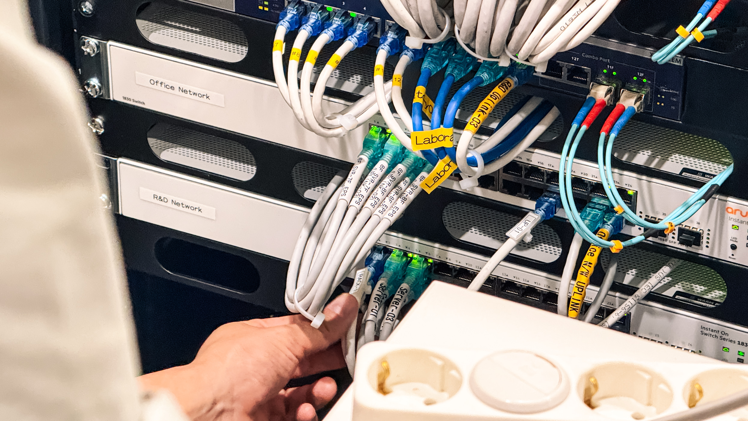 라벨링,서버관리,서버실관리,네트워크관리